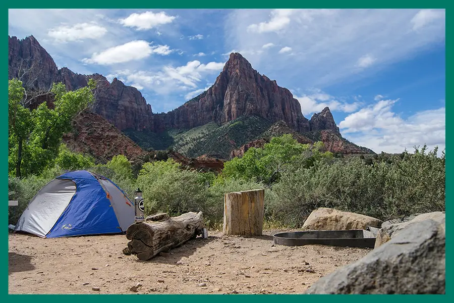 Camping Zion National Park Day Life Travel 1