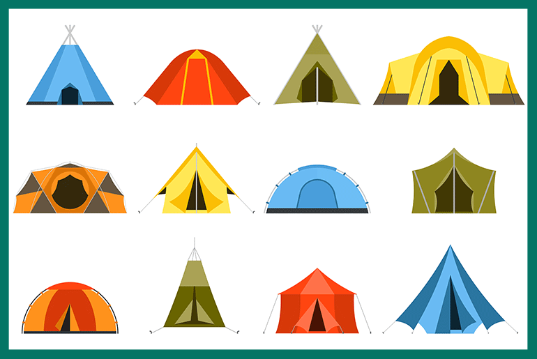 camping tent size