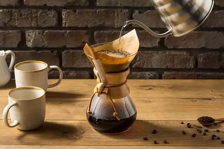 Pour over dripper camping coffee